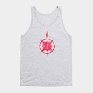 Pointing The Way - compass symbol Tank Top